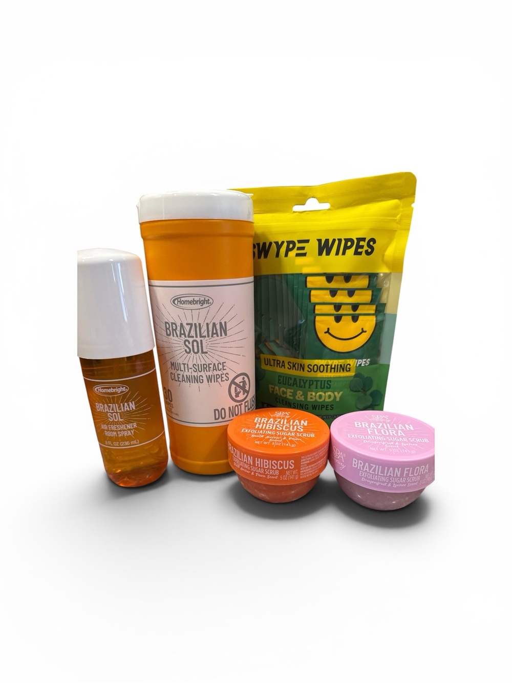 Homebright Brazilian Sol & Hibiscus Body Care Set bundle